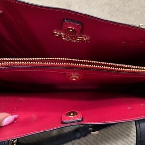 Coach Black and Red Tote Bag
